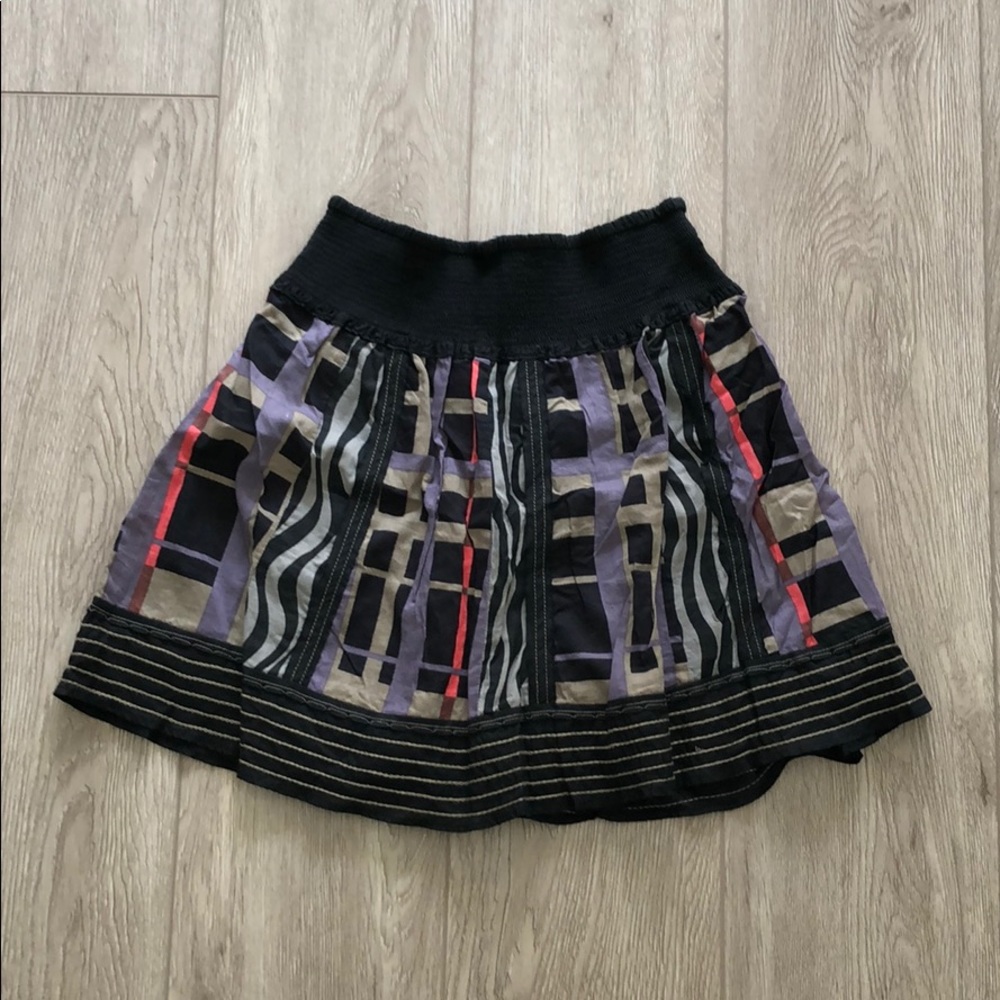 Free People Skirt - Size XS - Black Multicolor
